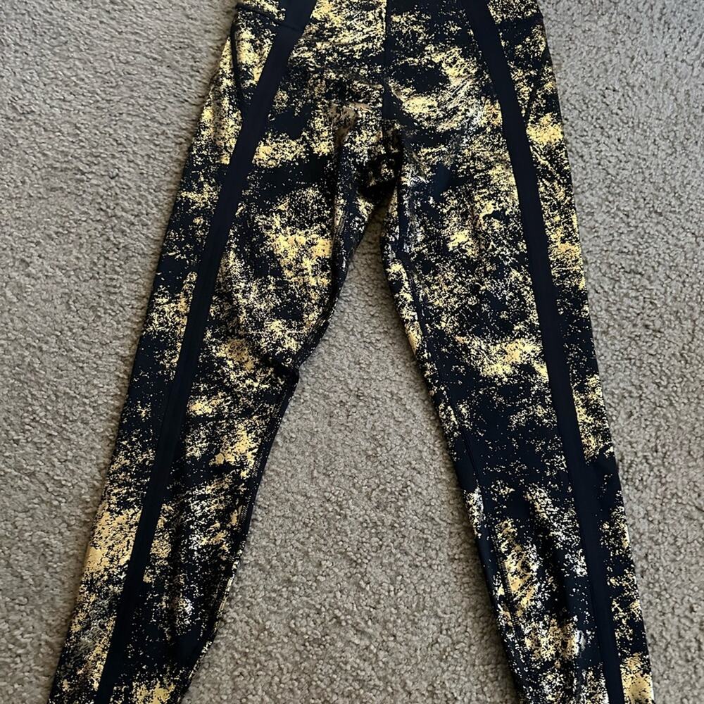 PUMA New W/TAGS EVERSCULPT SHAPE ENHANCING  ACTIVEWEAR LEGGING BLACK GOLD FOIL M